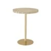 Fiona Gold Stone Side Table