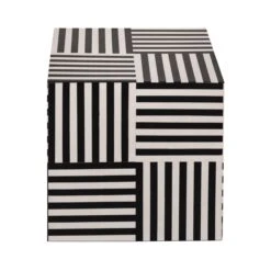 Cube Black And White Side Table -TOV Furniture Store TOV OC18360.media .03 00d08b5c 46cb 4915 8ec8 0a3d2f0a9c4e