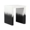 Matra Black And White End Table