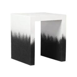 Matra Black And White End Table