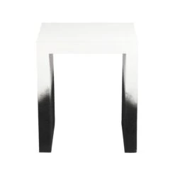 Matra Black And White End Table 9 Matra Black And White End Table -TOV Furniture Store TOV OC18429.media .03