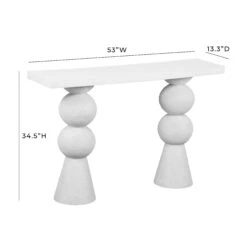 Lupita White Console Table -TOV Furniture Store TOV OC18433.media .06 0ebdd9d3 fd36 4de5 9895 641ffe68c348