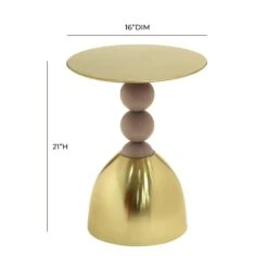 Daleyza Gold Side Table -TOV Furniture Store TOV OC18450.media .07 18ef0baf b750 46f6 a536 039c27c0508b