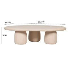 Rahul Cream Coffee Table 13 Rahul Cream Coffee Table -TOV Furniture Store TOV OC18503 D