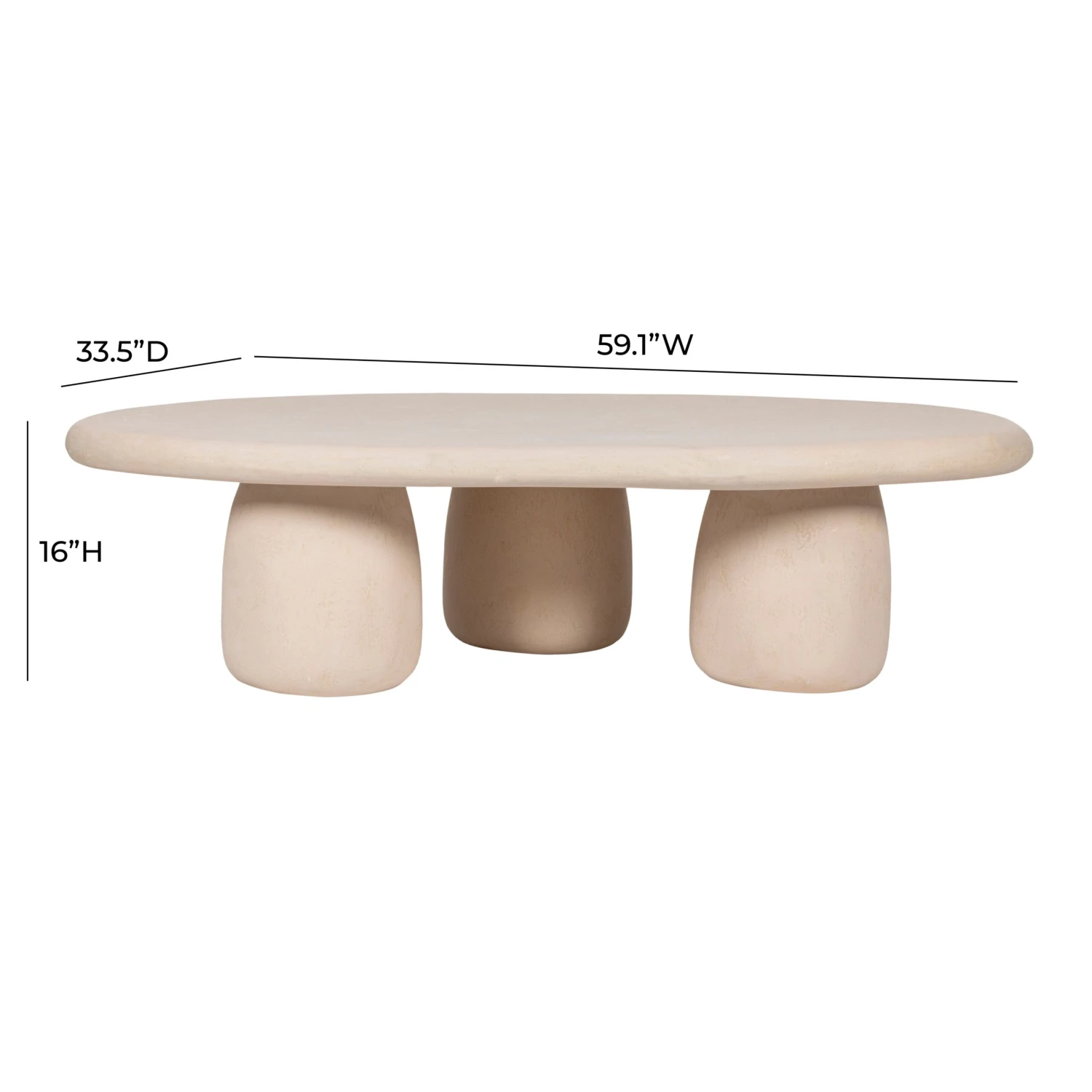 Rahul Cream Coffee Table 7 Rahul Cream Coffee Table - Image 7