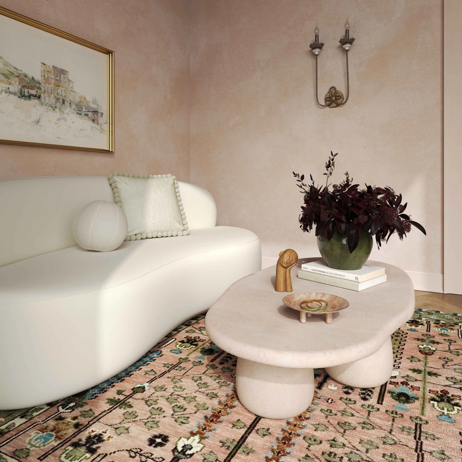 Rahul Cream Coffee Table 2 Rahul Cream Coffee Table - Image 2