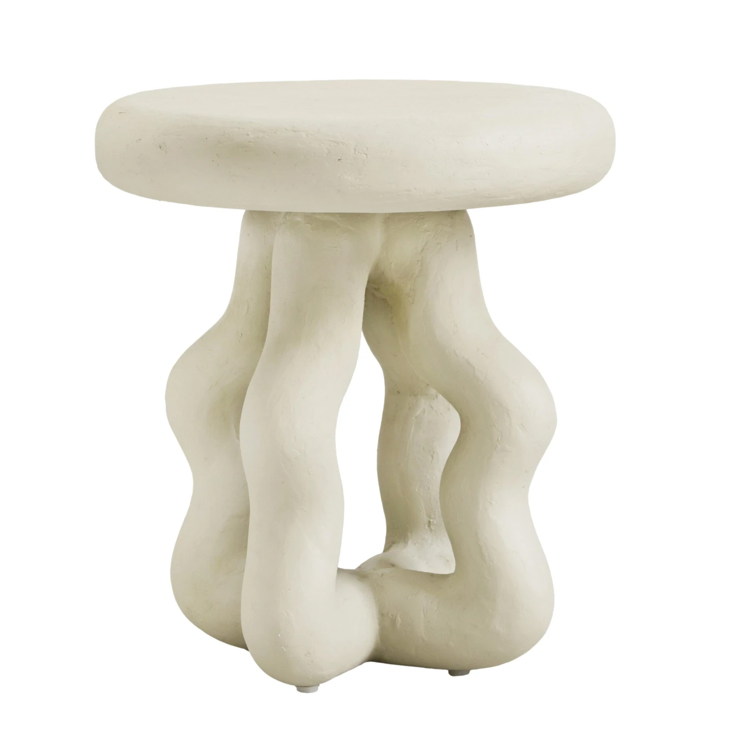 Maddie Cream Textured Side Table 1 Maddie Cream Textured Side Table