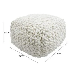Cathy Cream Woven Pouf -TOV Furniture Store TOV OC18665.media .04
