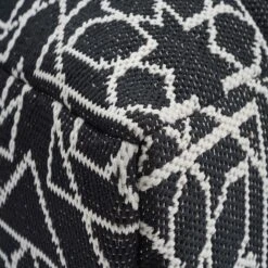 Chiara Indoor / Outdoor Black Accent Pouf 8 Chiara Indoor / Outdoor Black Accent Pouf -TOV Furniture Store TOV OC18687.media .03