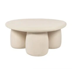 Rahul Off-White Round Coffee Table