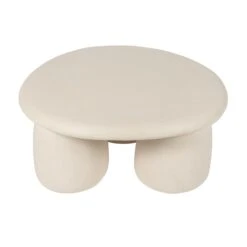 Rahul Off-White Round Coffee Table 8 Rahul Off-White Round Coffee Table -TOV Furniture Store TOV OC18720.media .03