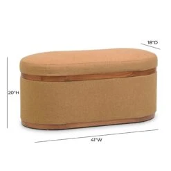 Olivier Boucle Oval Storage Ottoman -TOV Furniture Store TOV OC18722.media .09 93d70b41 50dd 4716 93d4 8dbac4e93d79