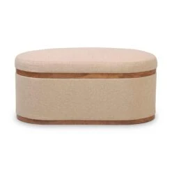 Olivier Boucle Oval Storage Ottoman -TOV Furniture Store TOV OC18723.media .04 a411c5a8 cbfd 483d 9429 72e103a83756