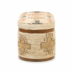 Olivier Cotton Oval Storage Ottoman -TOV Furniture Store TOV OC18724.media .06