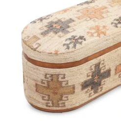 Olivier Cotton Oval Storage Ottoman -TOV Furniture Store TOV OC18724.media .08