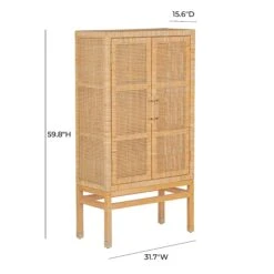 Amara Woven Rattan Cabinet 17 Amara Woven Rattan Cabinet -TOV Furniture Store TOV OC21016.media .06