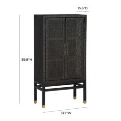 Amara Woven Rattan Cabinet 23 Amara Woven Rattan Cabinet -TOV Furniture Store TOV OC21017.media .06