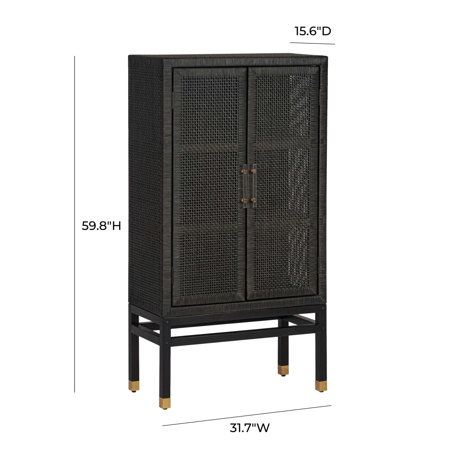 Amara Woven Rattan Cabinet 12 Amara Woven Rattan Cabinet - Image 12