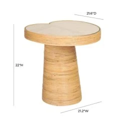 Felicia Lilypad Side Table -TOV Furniture Store TOV OC21018.media .07 9ce50b34 a928 429c 88b9 48163d9bcc01