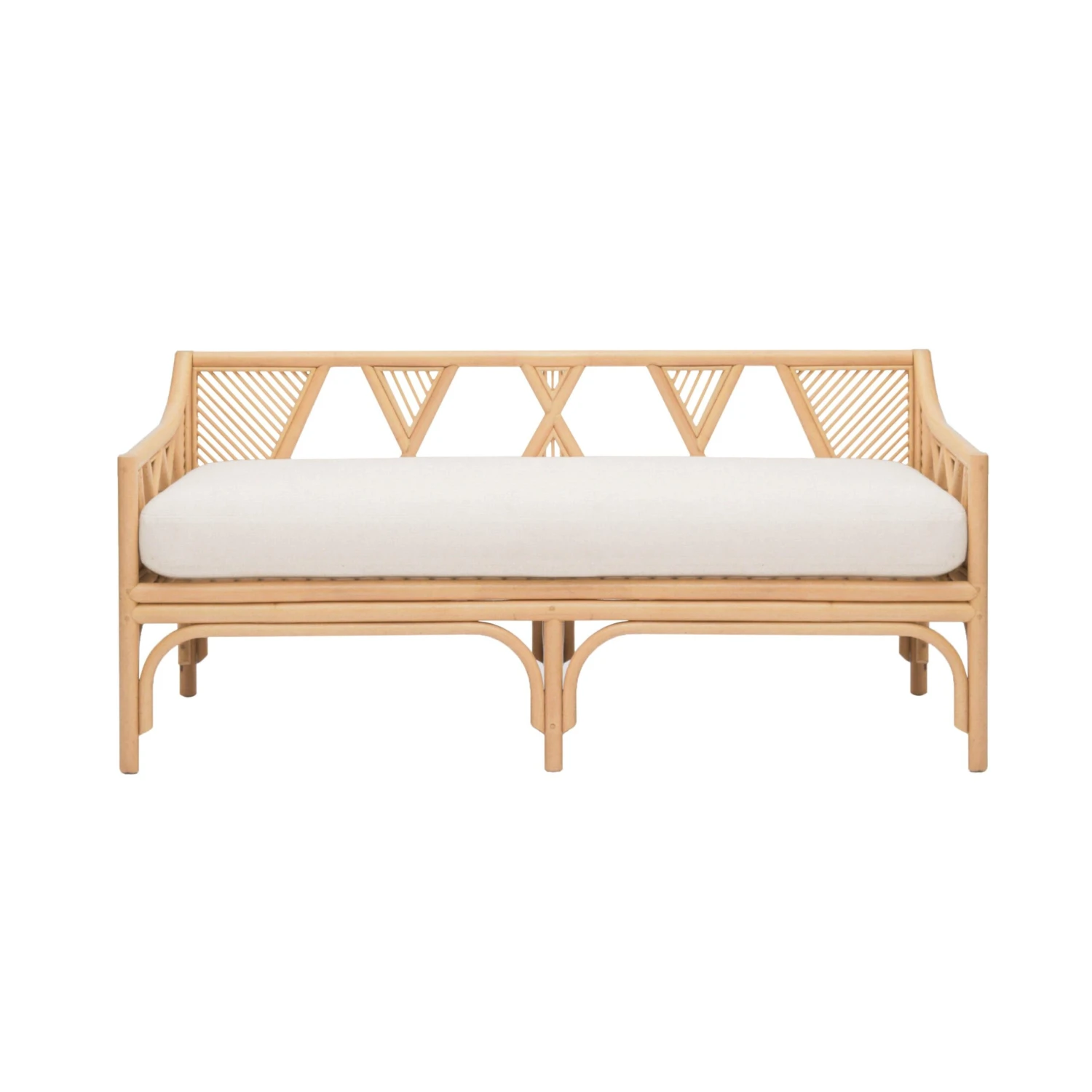 Jayla Natural Rattan Bench 3 Jayla Natural Rattan Bench - Image 3