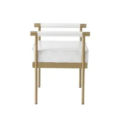Diva White Performance Vegan Leather Bench -TOV Furniture Store TOV OC3714.media .04 419583fb 4f42 4a1e 8da5 aceb846ae053