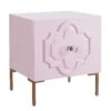 Anna Pink Lacquer Side Table