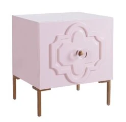 Anna Pink Lacquer Side Table