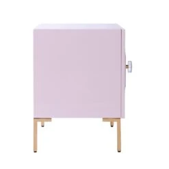 Anna Pink Lacquer Side Table -TOV Furniture Store TOV OC4106 5