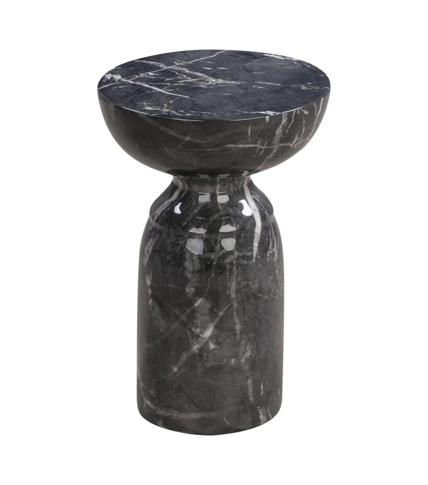 Rue Marble Indoor / Outdoor Round Side Table 7 Rue Marble Indoor / Outdoor Round Side Table - Image 7