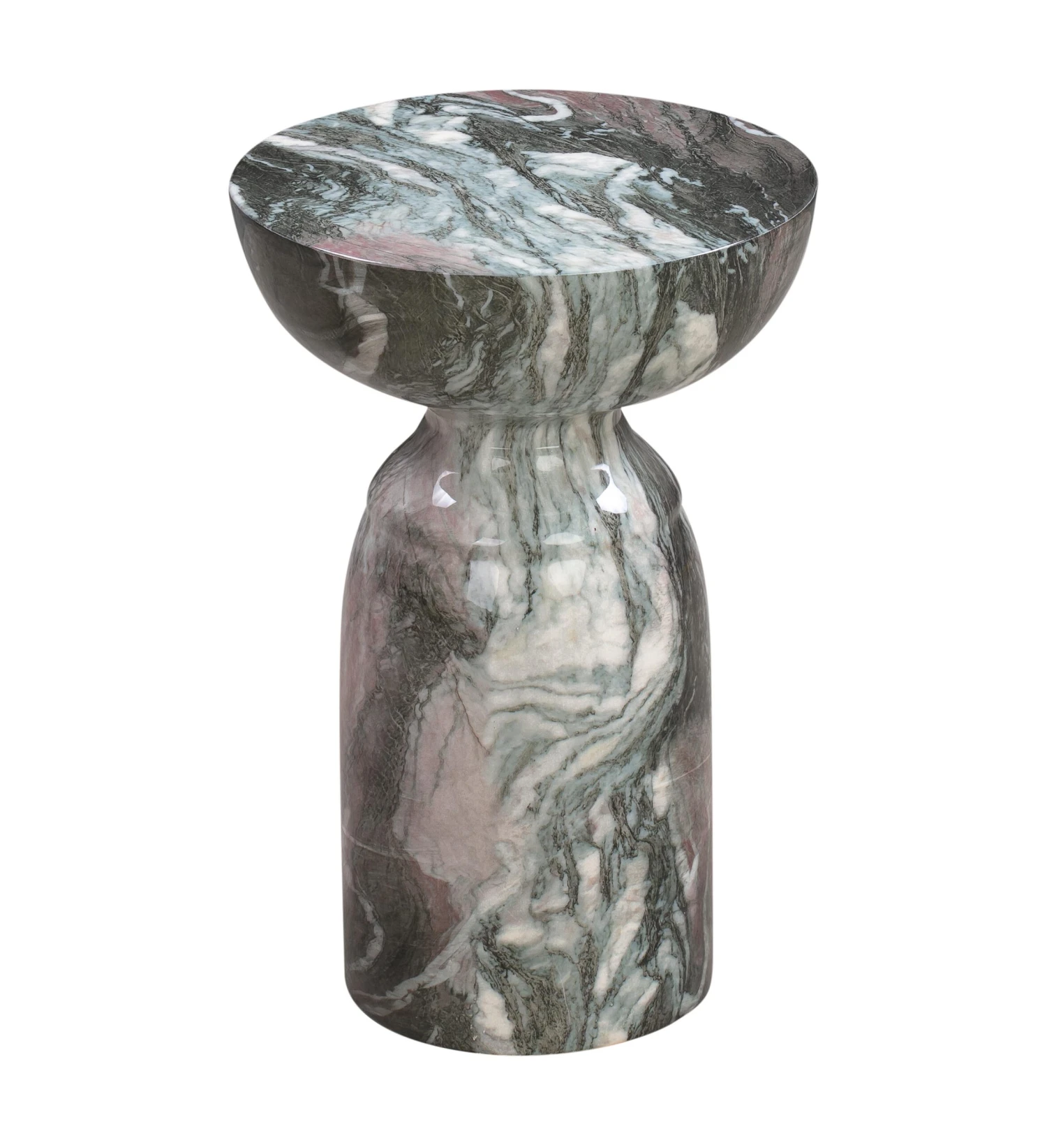 Rue Marble Indoor / Outdoor Round Side Table 13 Rue Marble Indoor / Outdoor Round Side Table - Image 13