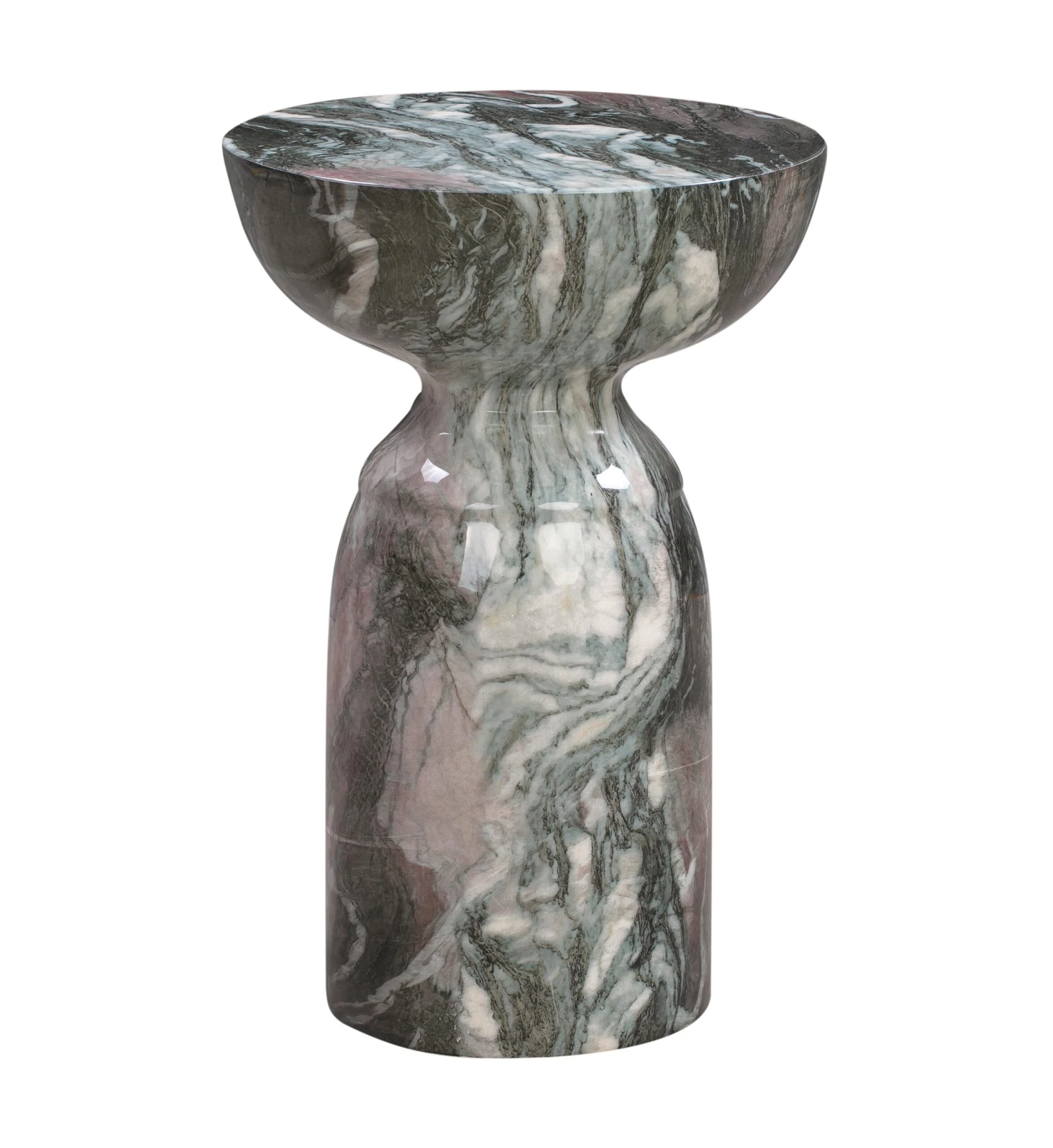 Rue Marble Indoor / Outdoor Round Side Table 15 Rue Marble Indoor / Outdoor Round Side Table - Image 15