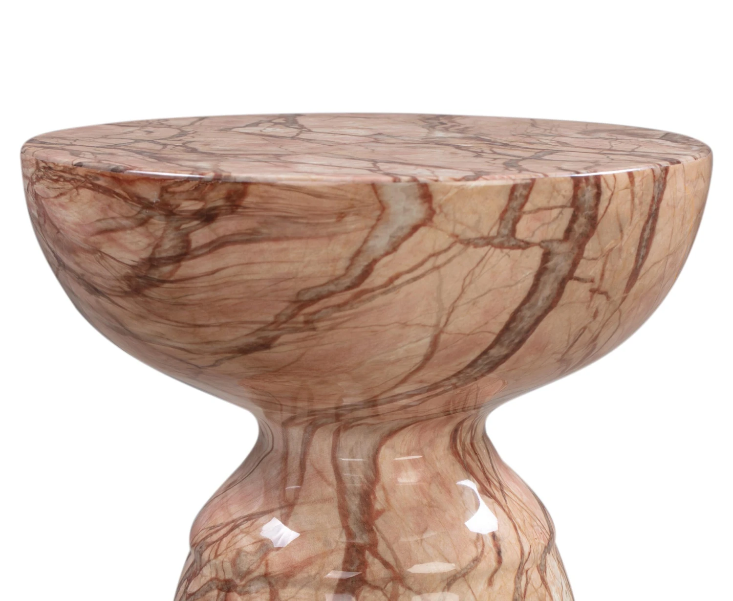 Rue Marble Indoor / Outdoor Round Side Table 5 Rue Marble Indoor / Outdoor Round Side Table - Image 5