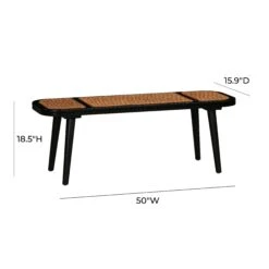 Emilia Cane Bench 11 Emilia Cane Bench -TOV Furniture Store TOV OC44115.media .06 59561d89 0df6 40c5 b246 92df96e68249