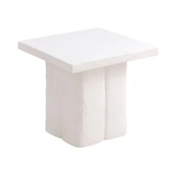 Kayla Concrete Indoor / Outdoor Side Table -TOV Furniture Store TOV OC44165.media .01