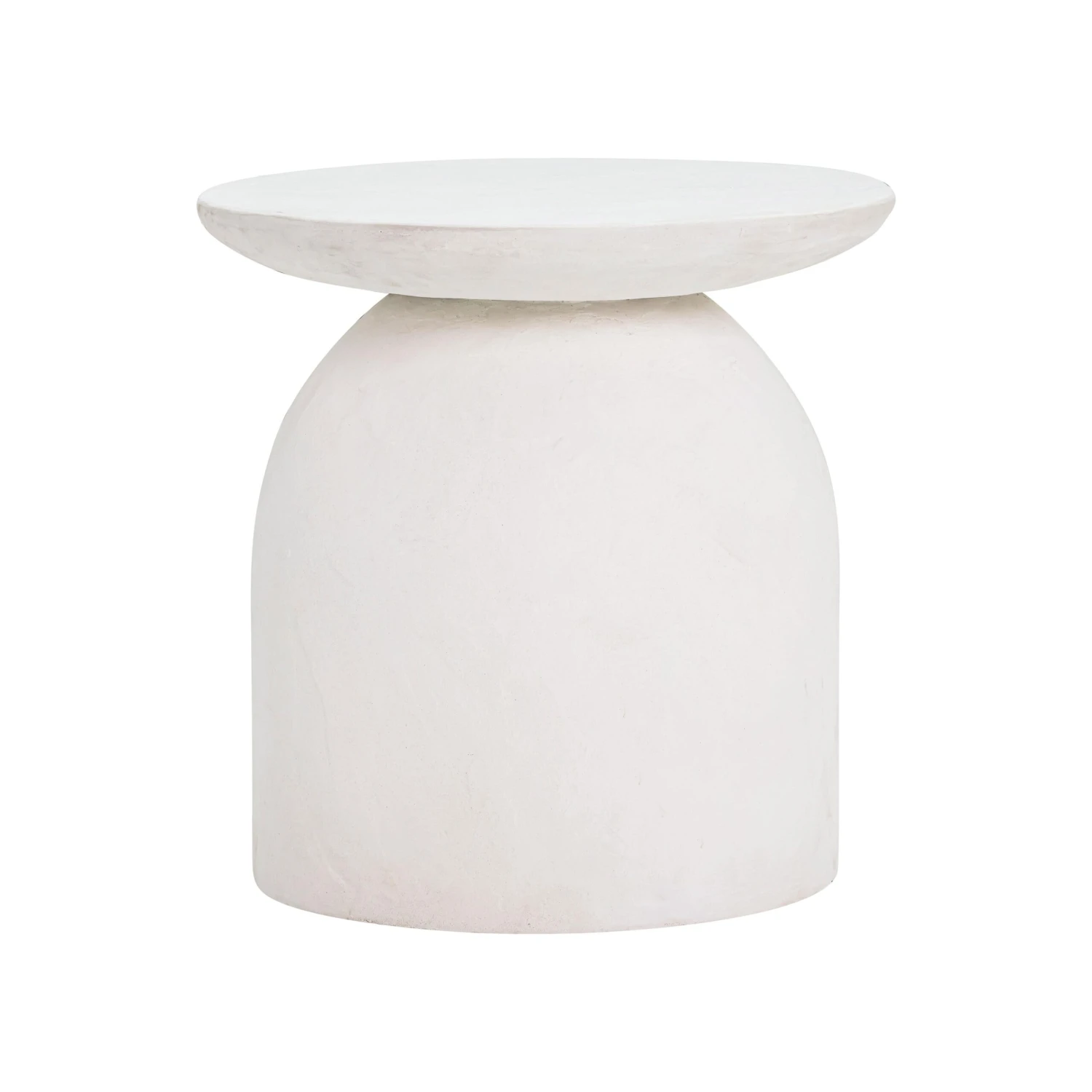 Aloe White Indoor / Outdoor Concrete Side Table 1 Aloe White Indoor / Outdoor Concrete Side Table