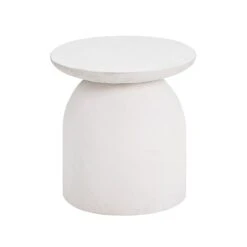 Aloe White Indoor / Outdoor Concrete Side Table 9 Aloe White Indoor / Outdoor Concrete Side Table -TOV Furniture Store TOV OC44184.media .03 34b94281 f336 4968 b1b5 0789f2e52847