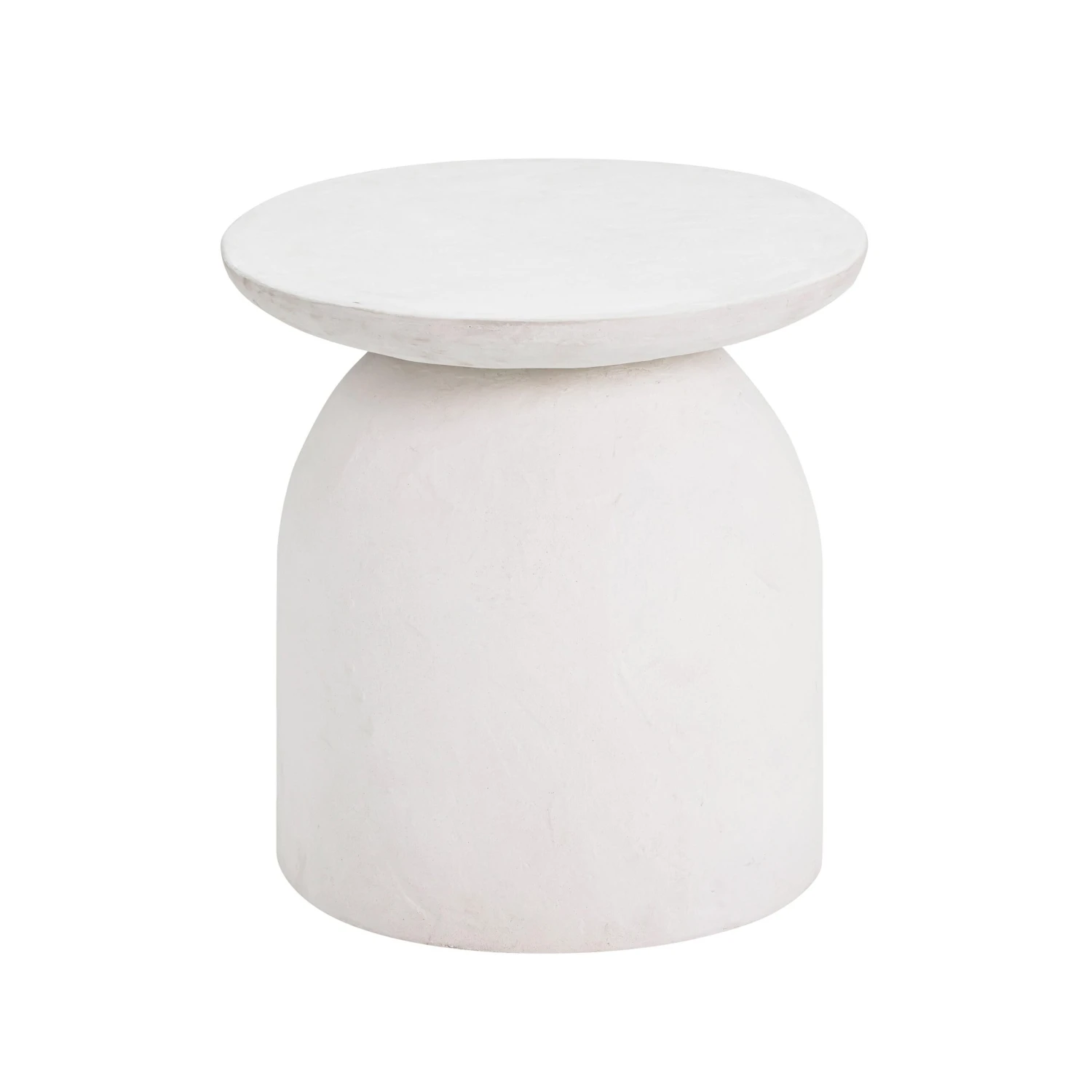Aloe White Indoor / Outdoor Concrete Side Table 3 Aloe White Indoor / Outdoor Concrete Side Table - Image 3