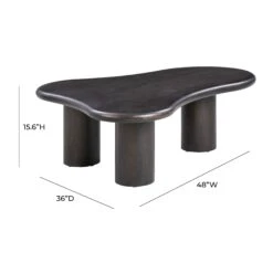 Gotham Acacia Coffee Table 21 Gotham Acacia Coffee Table -TOV Furniture Store TOV OC54187 D