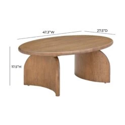 Sofia Cognac Wooden Coffee Table 13 Sofia Cognac Wooden Coffee Table -TOV Furniture Store TOV OC54237.media .07