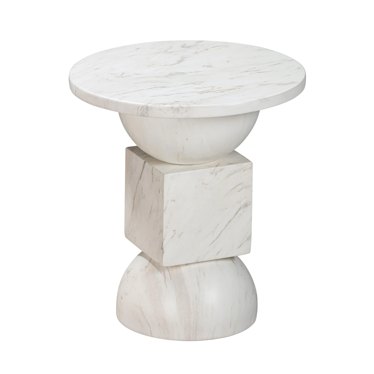 Chip Marble Print Indoor / Outdoor Side Table 3 Chip Marble Print Indoor / Outdoor Side Table - Image 3