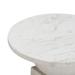 Chip Marble Print Indoor / Outdoor Side Table 9 Chip Marble Print Indoor / Outdoor Side Table -TOV Furniture Store TOV OC54316.media .04