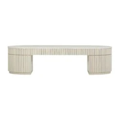Bella Cream Oval Coffee Table -TOV Furniture Store TOV OC54323 2 c7ba9f19 9c1d 4114 9423 dd35ea151c9c