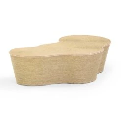 Slab Natural Seagrass Coffee Table