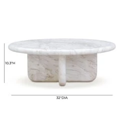 Juju Nesting Indoor/Outdoor Marble Coffee Tables 15 Juju Nesting Indoor/Outdoor Marble Coffee Tables -TOV Furniture Store TOV OC54400 OC54401.media .06