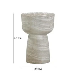 Charra Indoor/Outdoor Side Table 35 Charra Indoor/Outdoor Side Table -TOV Furniture Store TOV OC54405 D