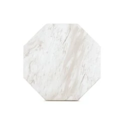 Esme Faux Marble Indoor / Outdoor Round Side Table -TOV Furniture Store TOV OC54415.media .05
