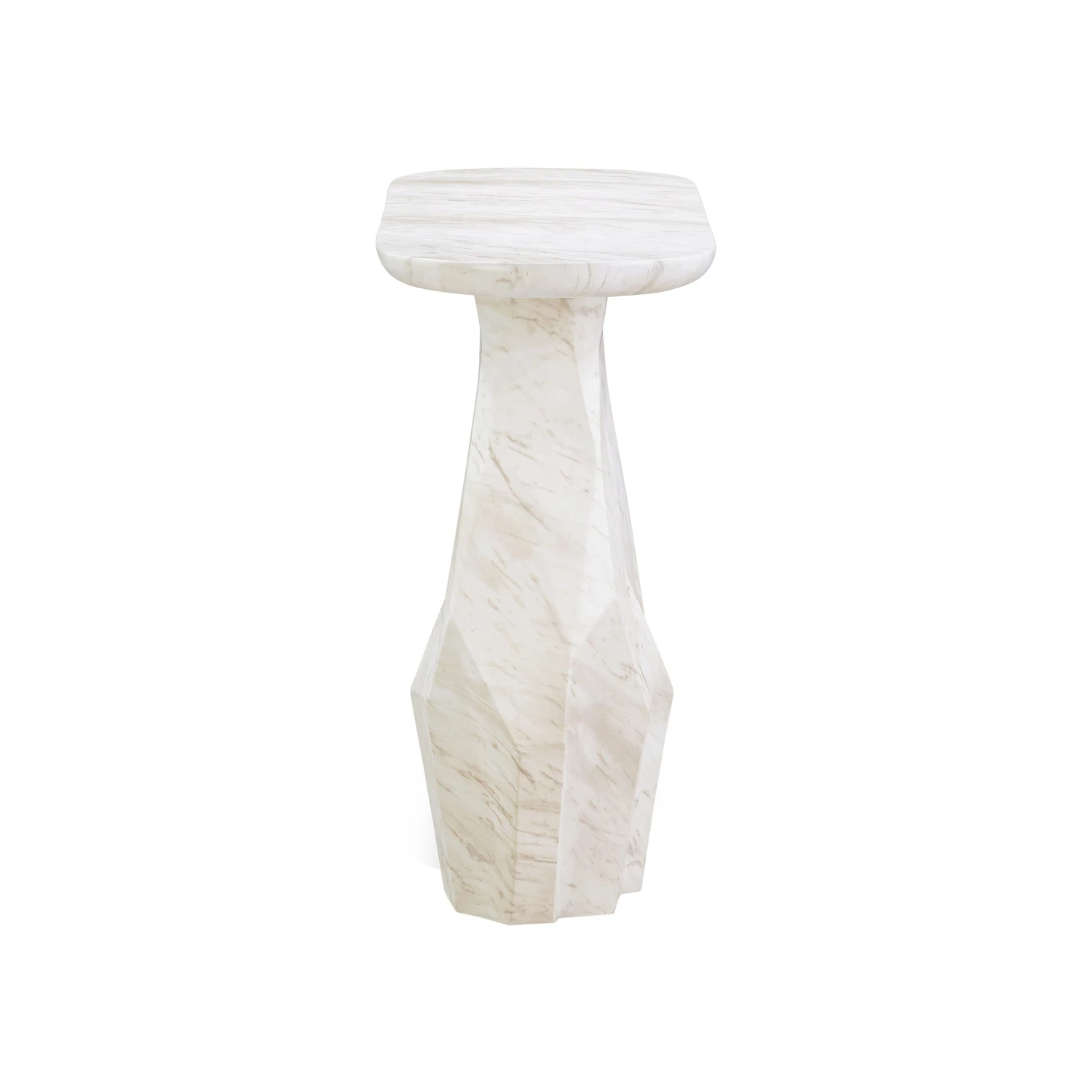 Esme Faux Marble Indoor / Outdoor Long Console Table 4 Esme Faux Marble Indoor / Outdoor Long Console Table - Image 4