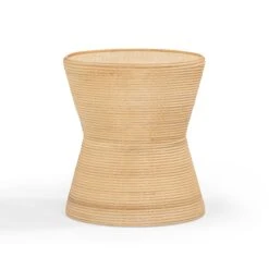 Henri Natural Rattan Side Table