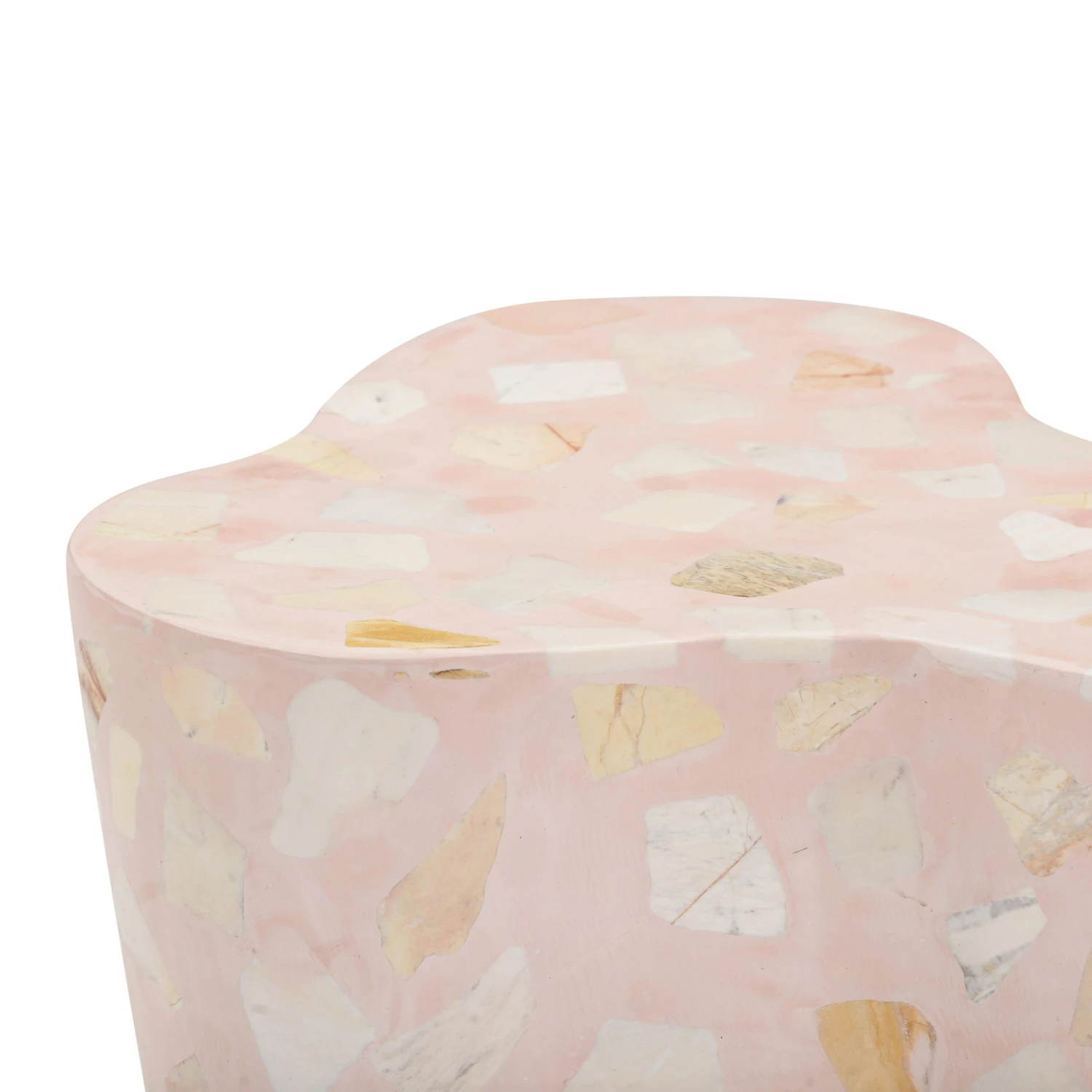 Slab Terrazzo Indoor/Outdoor Side Table 8 Slab Terrazzo Indoor/Outdoor Side Table - Image 8