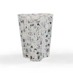 Slab Terrazzo Indoor/Outdoor Side Table 32 Slab Terrazzo Indoor/Outdoor Side Table -TOV Furniture Store TOV OC54435.media .03